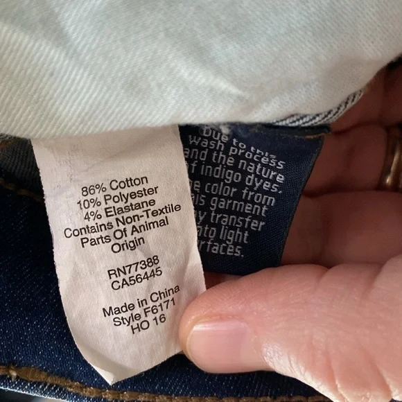 Madewell high rise skinny jeans Sz 31 tall blue denim EUC - Picture 9 of 9